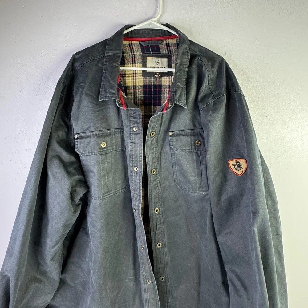 Legendary Whitetails Men's Journeyman Shirt Jacket Flannel Lined Shacket 3XT